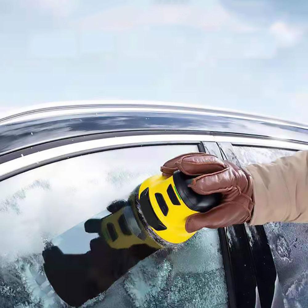 Electric Ice Scraper & Windshield Defroster Tool for Winter Car Glass Cleaning
