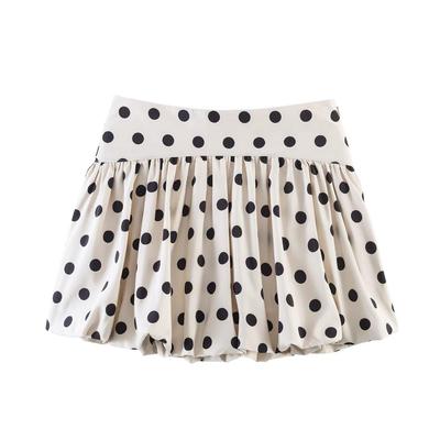 2026 Frühling Europäische & Amerikanische Damen Polka Dot Ballonrockhose