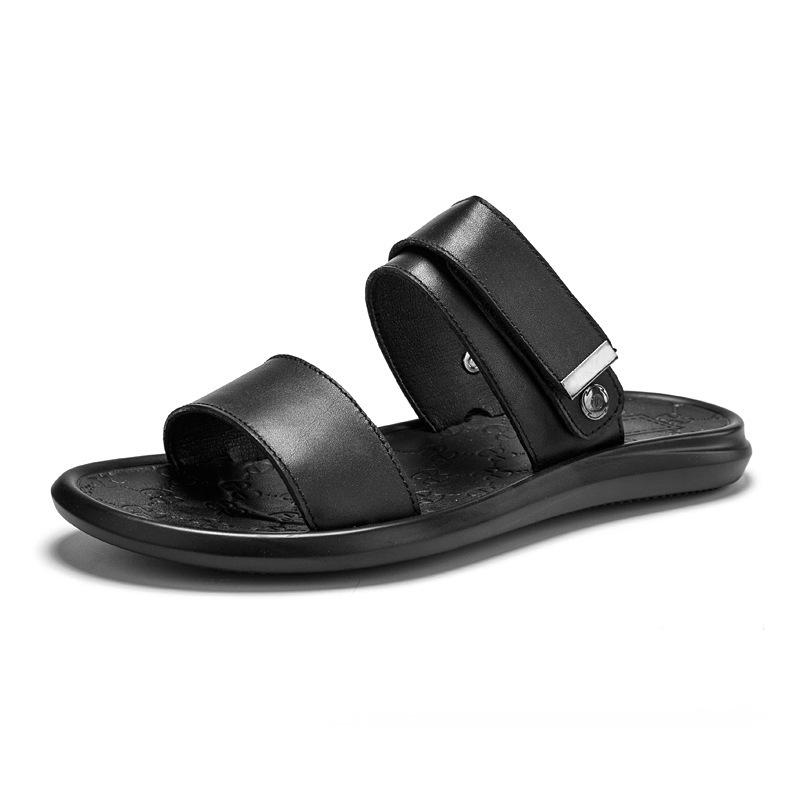 Men s Dual-Use Trendy Soft Sole Summer Flip-Flops: Youthful Casual Beach Sandals 39