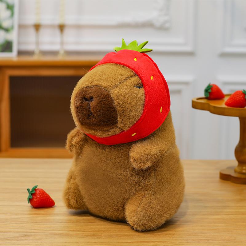New Kapibara Plush Toys Capybara Dolls Dolls Stall Small Commodities Wedding Throwing Catch Dolls