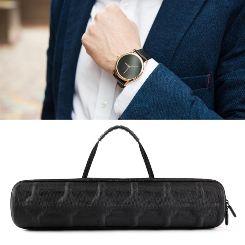 6 Slot  Watch Storage Case Lightweight Shockproof Design Storage Bag Portable Zippers Closures for Travel and Daily Use