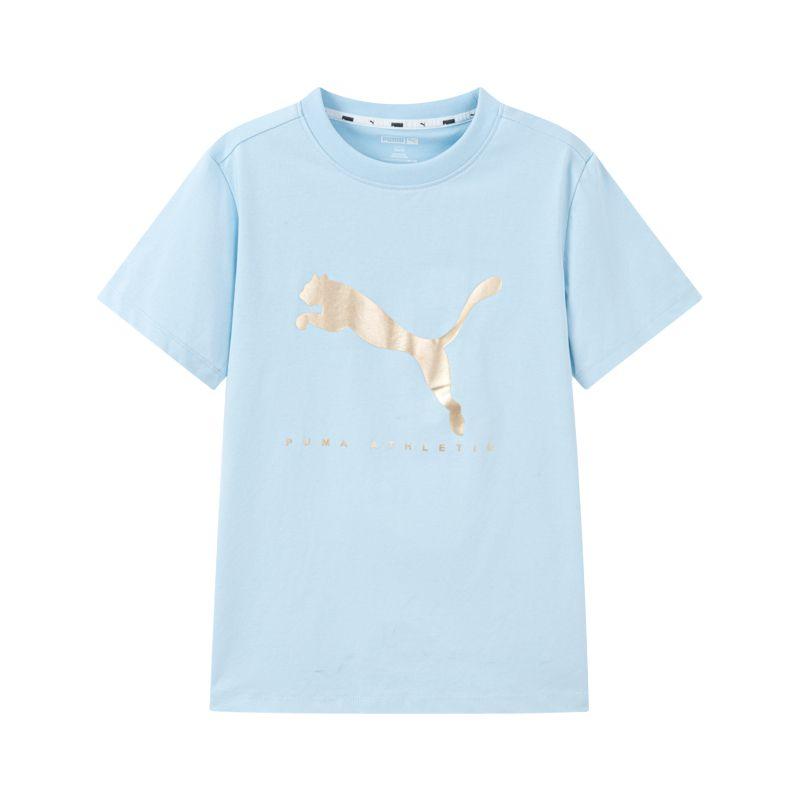 PUMA AthleticSportstyle T Shirt Ice Blue 353225117204-80901 110