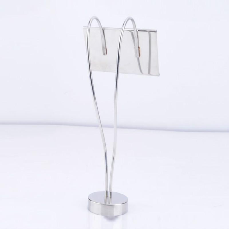 Stainless Steel Meal Seat Card Clips Adjustable Pop Desk Sign Price Tag Display Wedding Table Name Card Holder