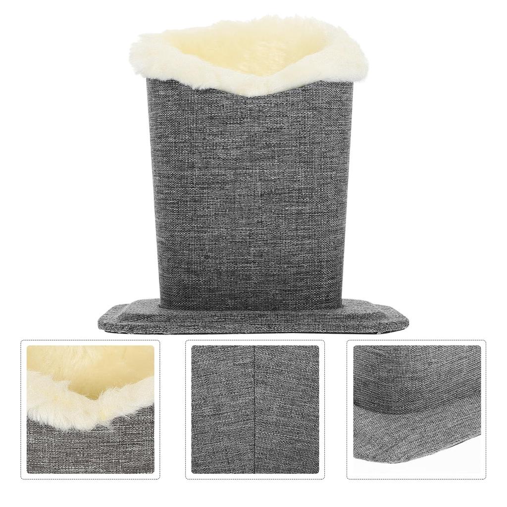 FRCOLOR Brillen Brillen Plüsch Aufbewahrungszubehör Ständer, Halter, Spielzeug, Flauschig, Organizer, Ornament, (Grau)