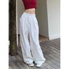 Lightweight casual pants for women, 2026 new model, high-waisted, slimming, wide-leg, loose-fitting long pants