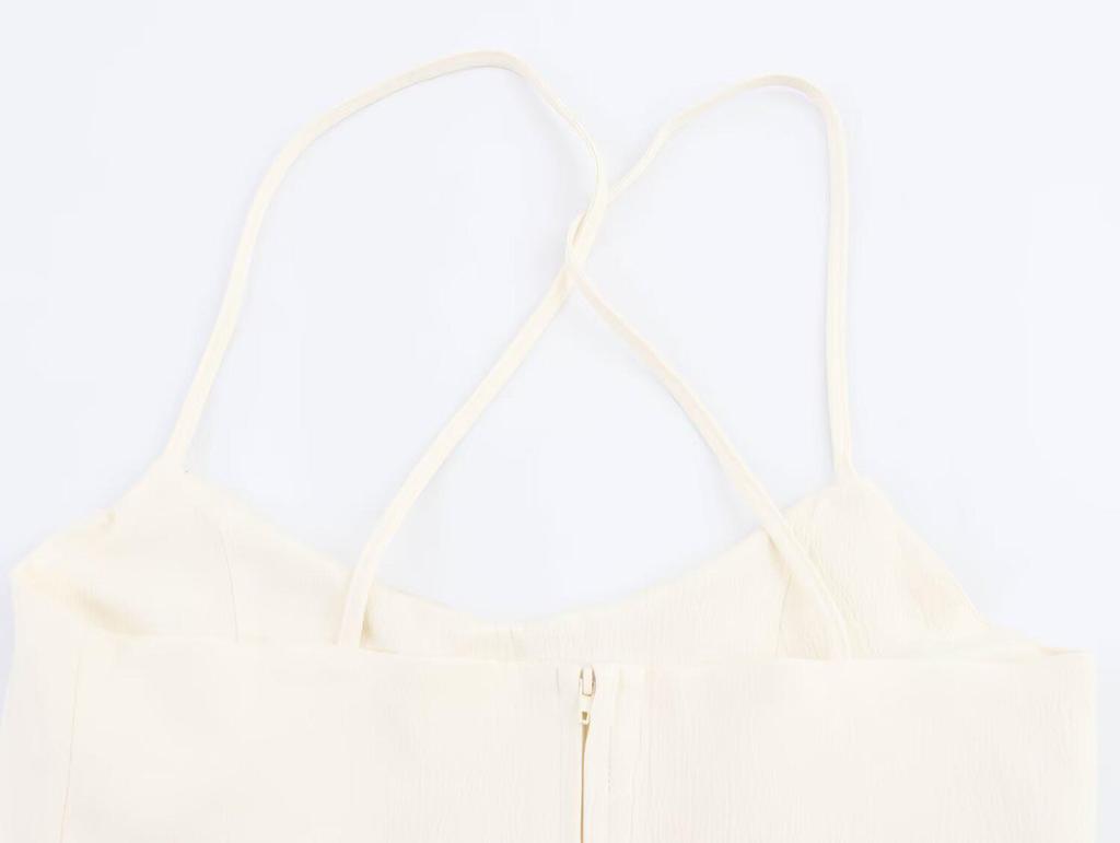 2025 Spring Women's European & American Style Versatile Pleated Top