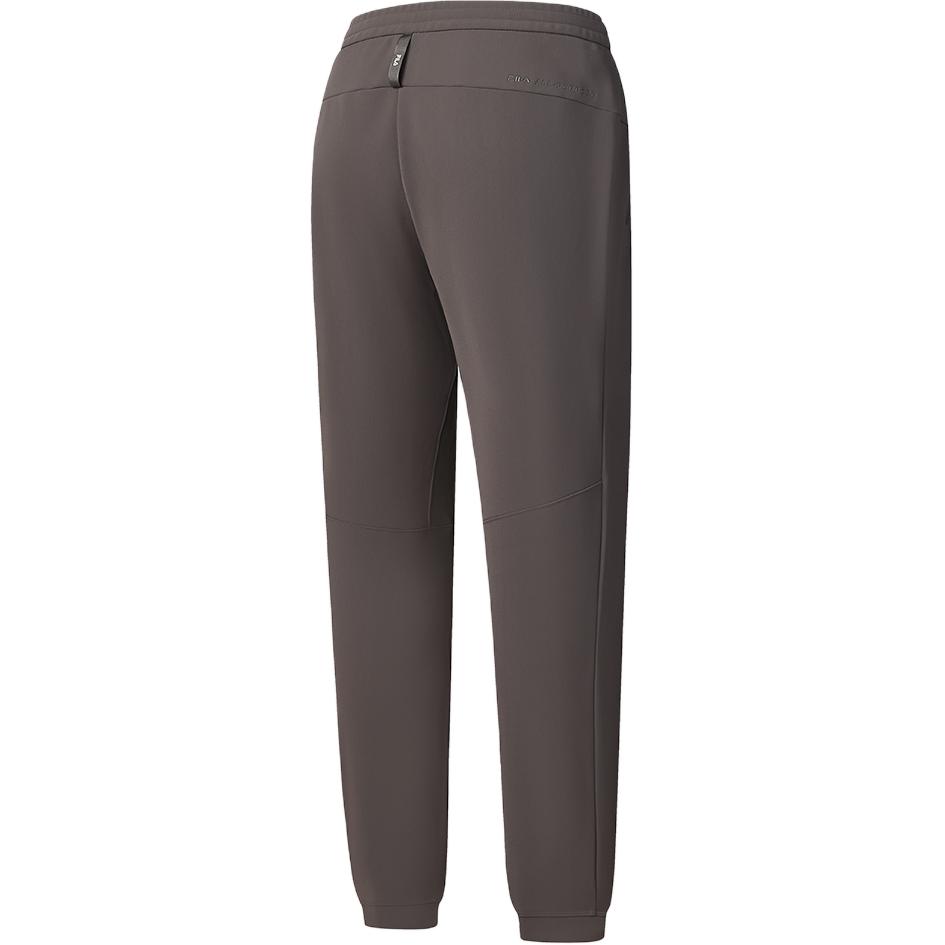 FILA A.P. Series Lace-Up Solid Color Cuffed High-Stretch Knitted Sports Pants Women bottoms Copper-Gray A11W511610F-DY