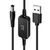 5V To 12V Step Up Converter Cable for Electronic Devices USB To DC5.5mm Boost Cable Safe and Stable Power Supply