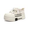Thick-soled height-increasing small canvas shoes women's summer thin, light and breathable casual versatile muffin little white shoes