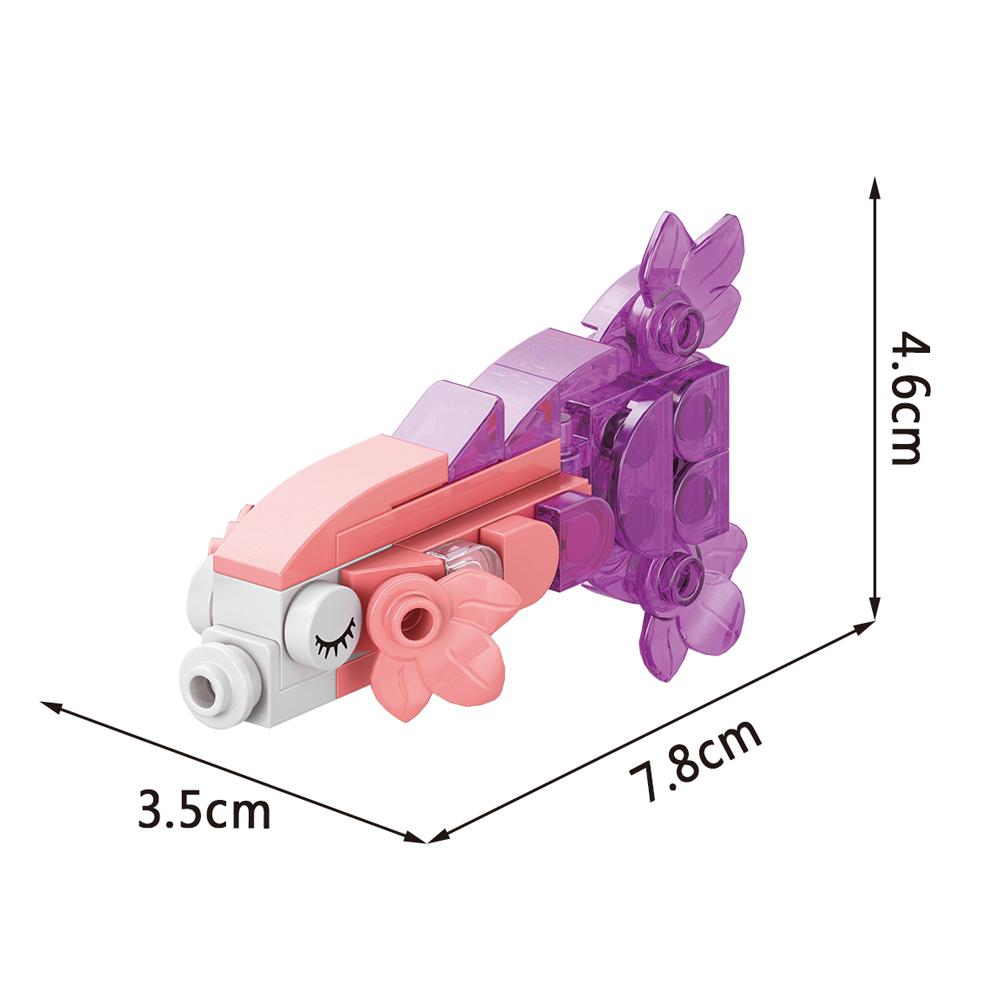 Insect World Animals Scorpion Mantis Ants Spider Birds Marine Animal Building Blocks Toys Desktop Ornaments Bricks Kids Gift