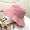 Hairy fisherman hat women's summer style sun shading spring and autumn new travel sun hat beach sun protection