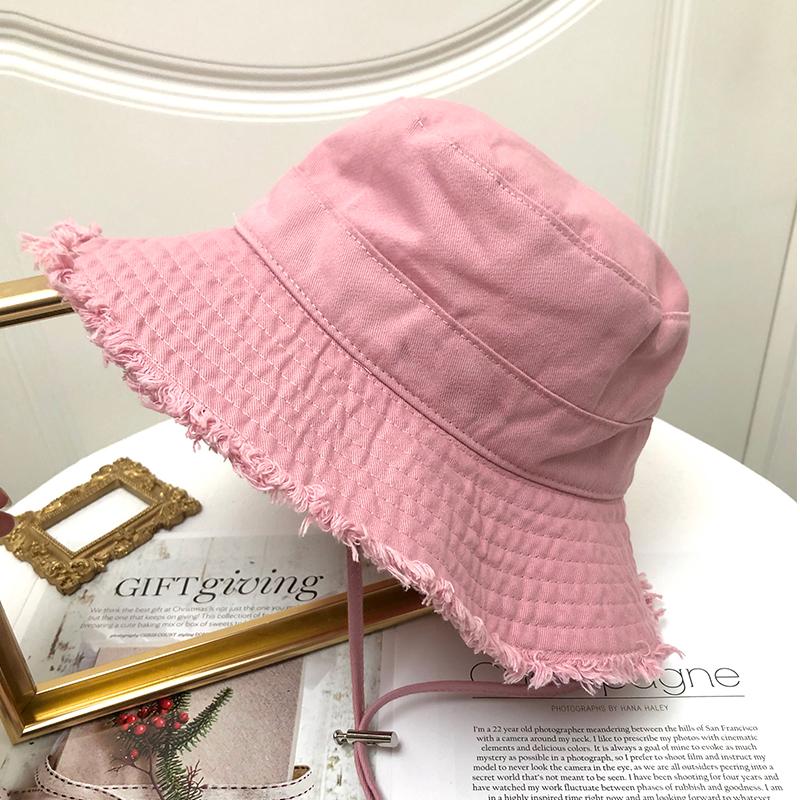 Hairy fisherman hat women's summer style sun shading spring and autumn new travel sun hat beach sun protection
