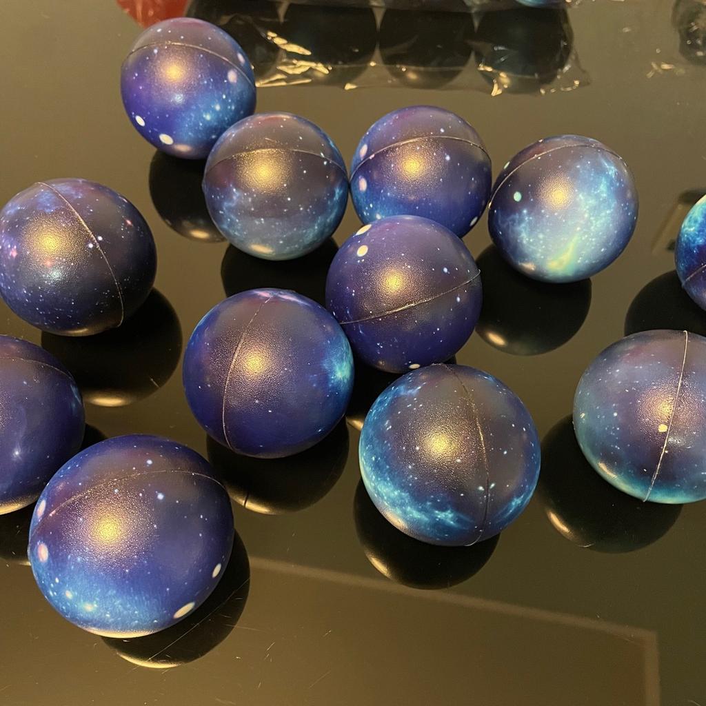 12/24/36PCS Galaxy Stress Balls Stress Relief Slow Rebound Foam Balls Sensory Toys for Kids and Adults Calming Fiddet Toys