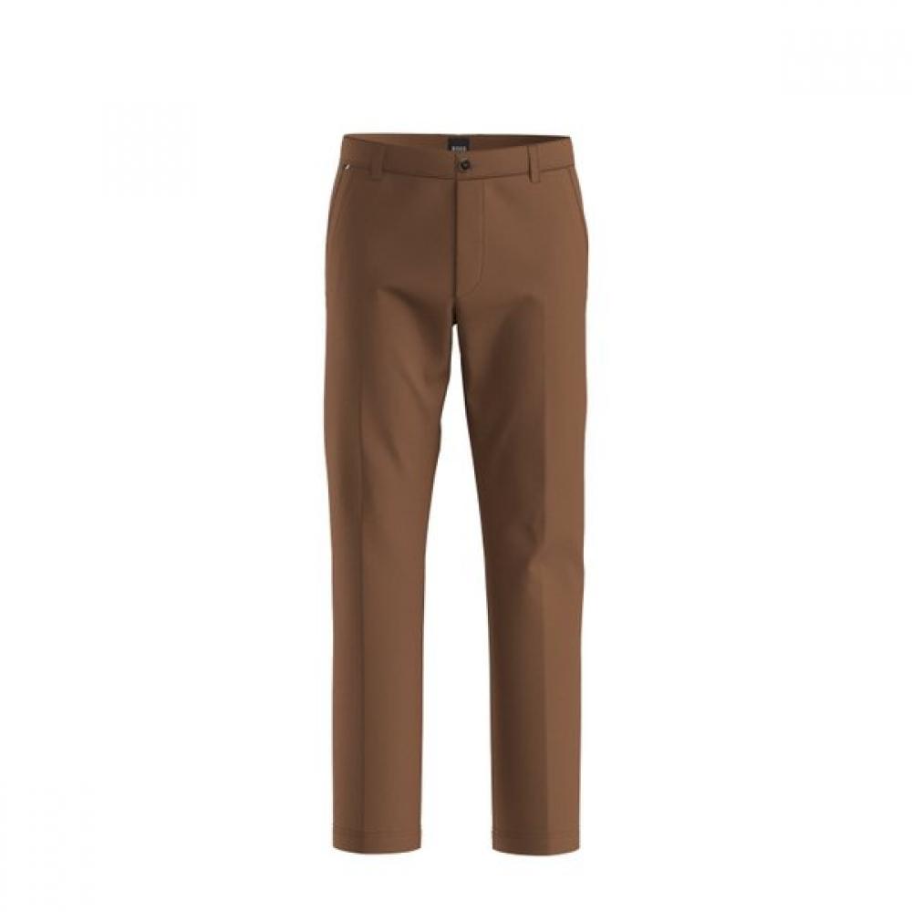 Boss Straight Fit Cotton Pocket Pants Medium Brown W25 32 32