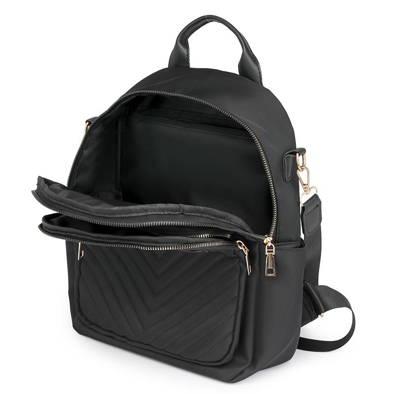 Backpack women's new Korean version of fashion backpack women's bag Oxford cloth casual fashion travel large capacity bag