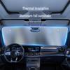 Car Sunshade Blackout Curtain - Heat Insulation & UV Protection Windshield Sun Blocker