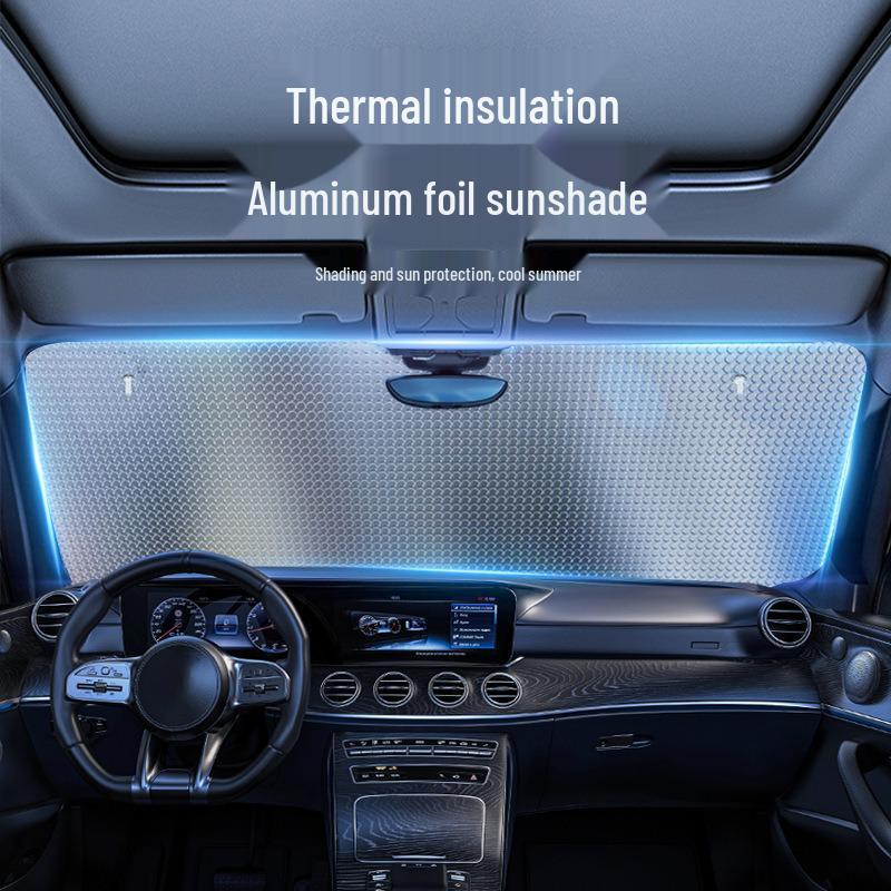 Car Sunshade Blackout Curtain - Heat Insulation & UV Protection Windshield Sun Blocker