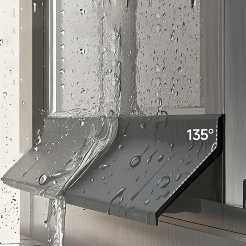 TPE Window Water Blocking Bar Balcony Self Adhesive Waterproof Sealing Strip Home Window Edge Water Deflector Flashing Board