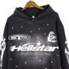 Hellstar Retro Washed Distressed Mud Print Sweatpants & Hoodie Set 
