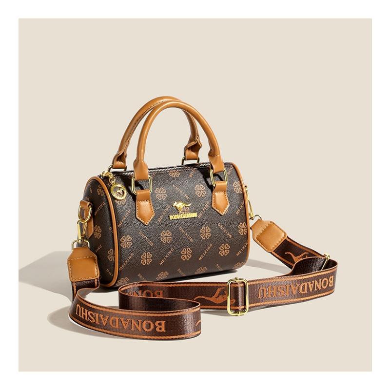 Autumn and winter fashion! High-end niche Boston bag, simple printing shows unique charm