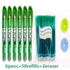 Set da 58 pezzi Penna Gel Lavabile con Impugnatura 0,5 mm Penna Magica Cancellabile Bastoncini d'Inchiostro Colorati Cancelleria per Scrittura Scolastica e d'Ufficio