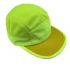 Unisex Men's Solf Brim Sports Cap Fluorescent Color Factory Custom Polyester Breathable Mesh Running Hats