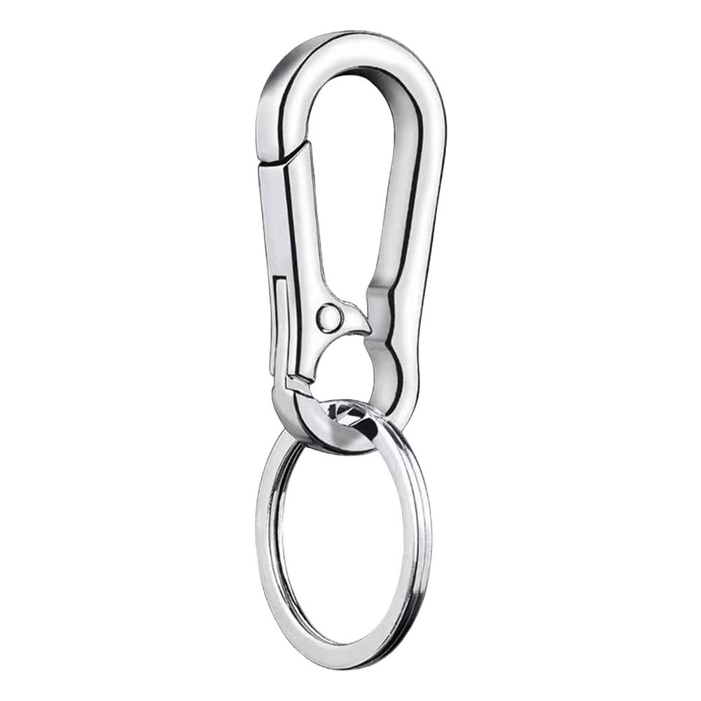 Gourd Buckle Keychain Climbing Hook Stainless Steel Car Strong Carabiner Shape Key Chain Zinc Alloy Key Holder Ring Accessories