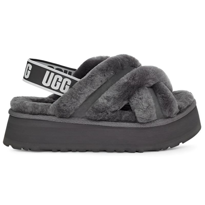 UGG DISCO Stylish Sandal Women's Gray Sneakers 1121550-CHRC