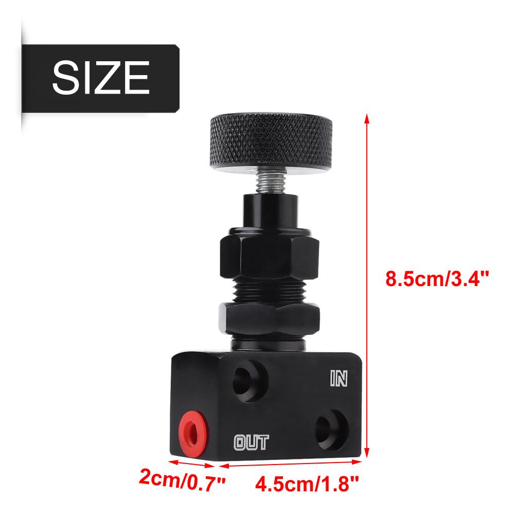 Screw type Aluminum Brake Proportion Valve Adjustable Prop Brake Bias Adjuster for Racing Car