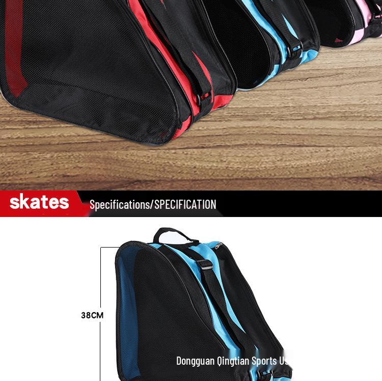 Professional Skating Bag for Kids & Adults - Inline Skates Ice Skates Storage, Breathable, Single Shoulder Design