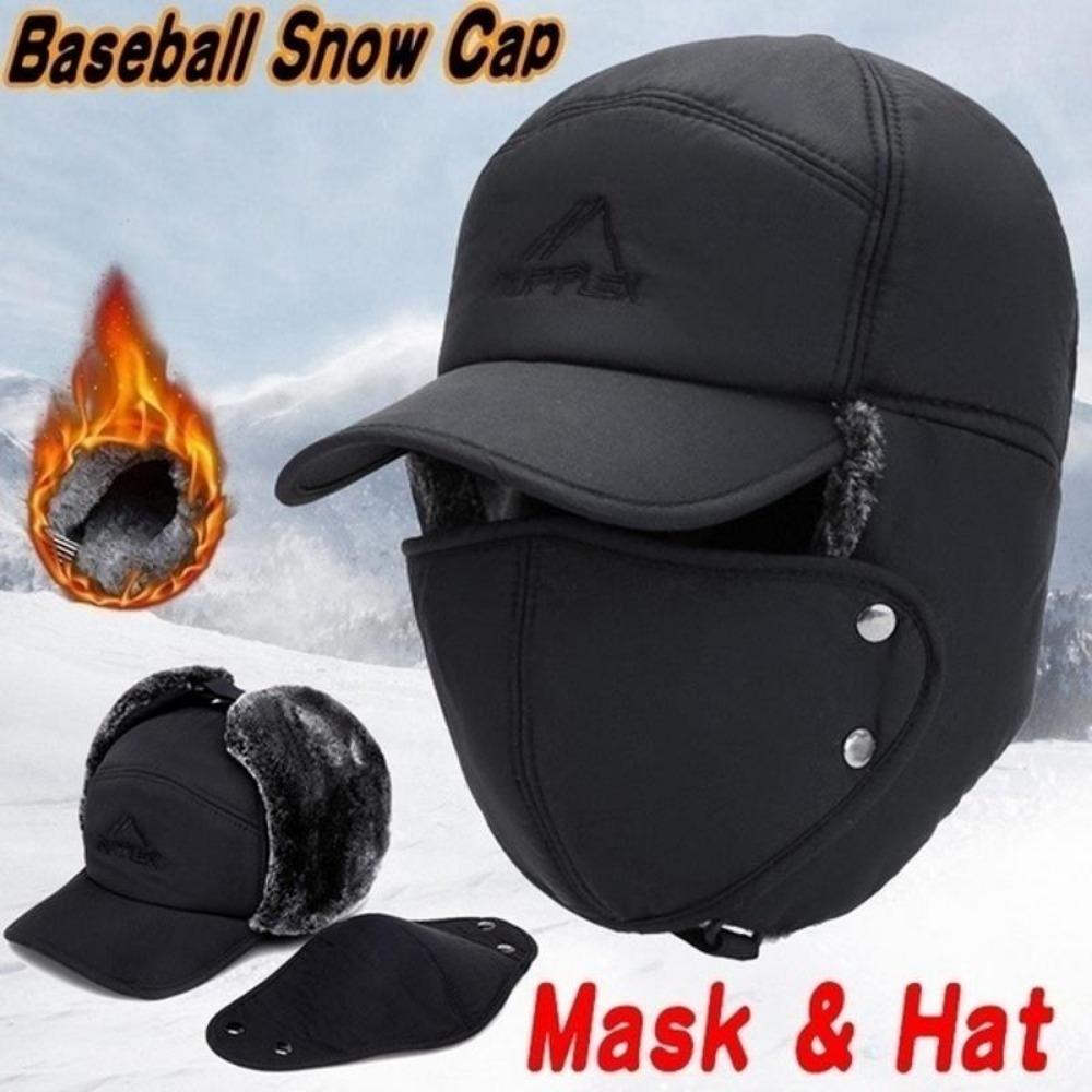 1PC Nuovo Inverno Uomo e Donna Berretto da Baseball Esterno Casual Antivento Spesso Caldo Cappello Wild Bike Lei Feng Cappelli
