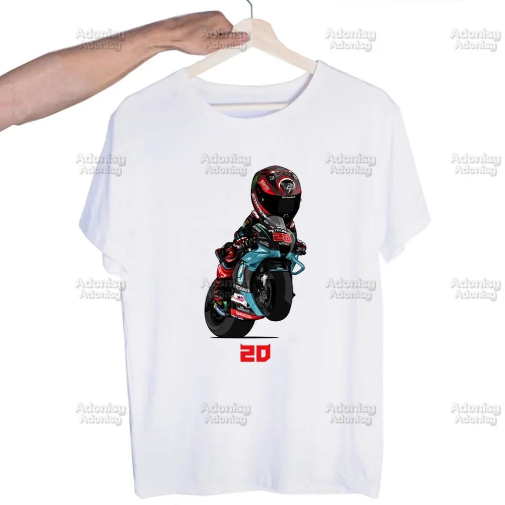 Fabio Quartararo Summer New Fashion Trendy  Unisex Casual T-shirt Printing Tees  Unisex's Short-Sleeved O-neck Tops Shirt