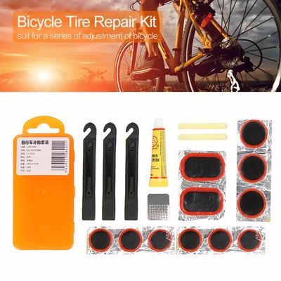 Portable Mountain Bike Repair Tools Kit Bike Tool Set for Cyclist Bicycle Tool Kit for Multi-Purpose Emergency Tire Repair