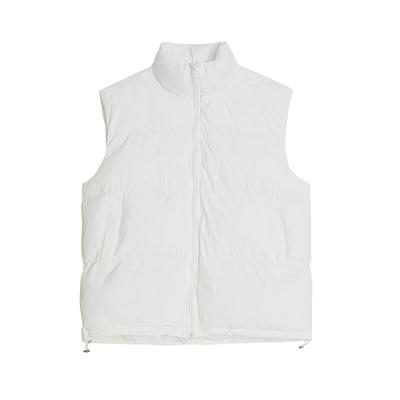 Stand Collar Cotton Vest Men's Autumn and Winter Loose Warm Coat Korean Style Trendy Sleeveless Cotton Coat