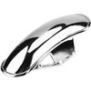 Motorcycle Front Mud Flap Guard Fairing Mudguard Cover Metal Motorcycle Front Mudguard Replacement Fit for GN125 GN250 Chrome