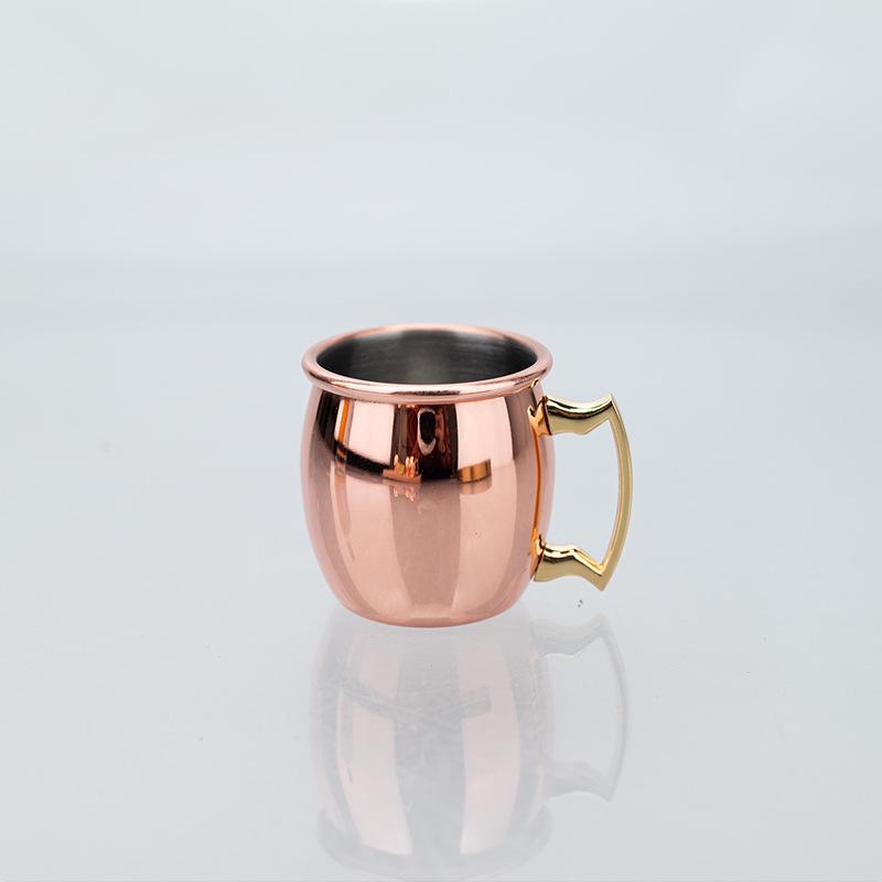 Stainless Steel Moscow Mule Cocktail Set – Hammered Design Bar Glassware