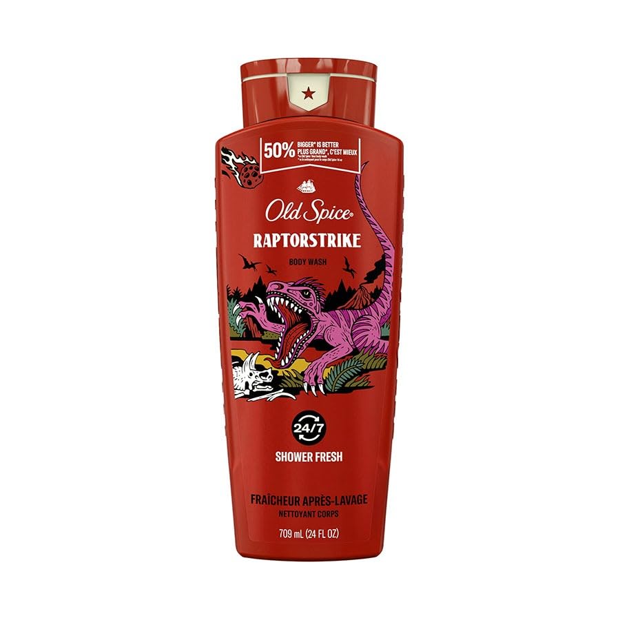 

OLD SPICE BODY WASH RAPTORSTRIKE 24oz709ml Body Wash Body Soap for Men, Raptorstrike Scent [Official Import] [OSS] (with Japanese label)