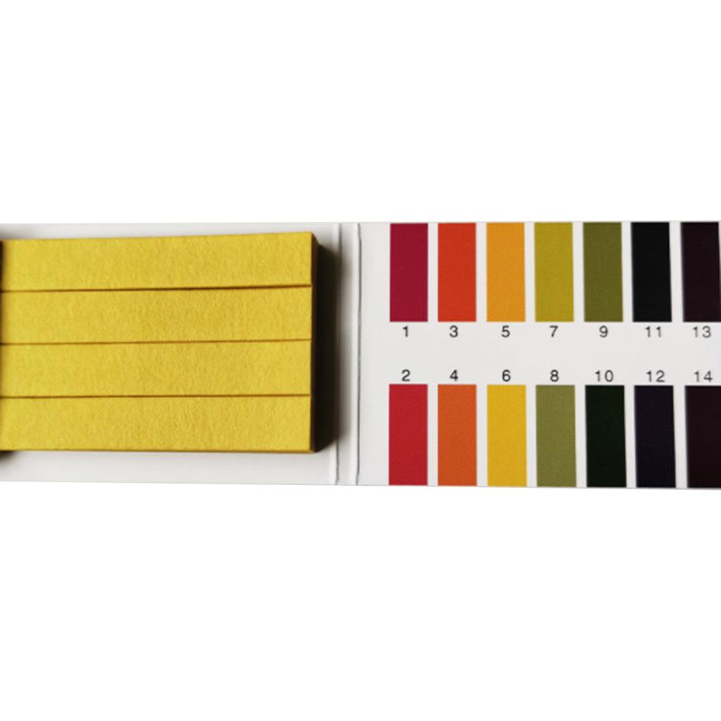 pH1 14 Test Paper for Saliva Urine Water Soil 80 Strips pH Test