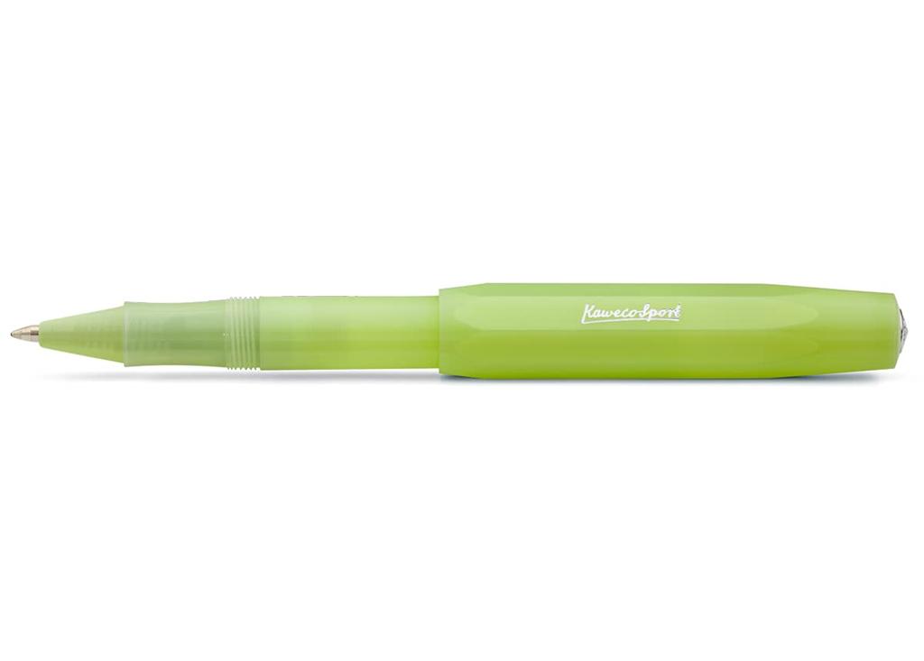 Kaweco Frosted Sport Fine Lime Ballpoint Pen Officially Imported Water-Based (FRRB-FL) -