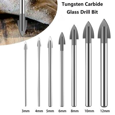 Top-Quality Drill Bit Glass Tool 3-12mm Ceramic Replacement Tipped Tools