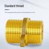 All-Copper Threaded Water Pipe Fittings: 6-Point External, 4-Point Internal with Fixing Base, 90-Degree Elbow, Wall Surface Mount.