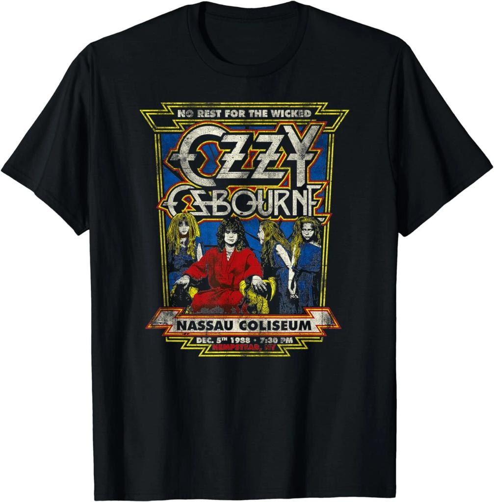 Nuova T-shirt OZZY OSBORNE NO REST FOR THE WICKED