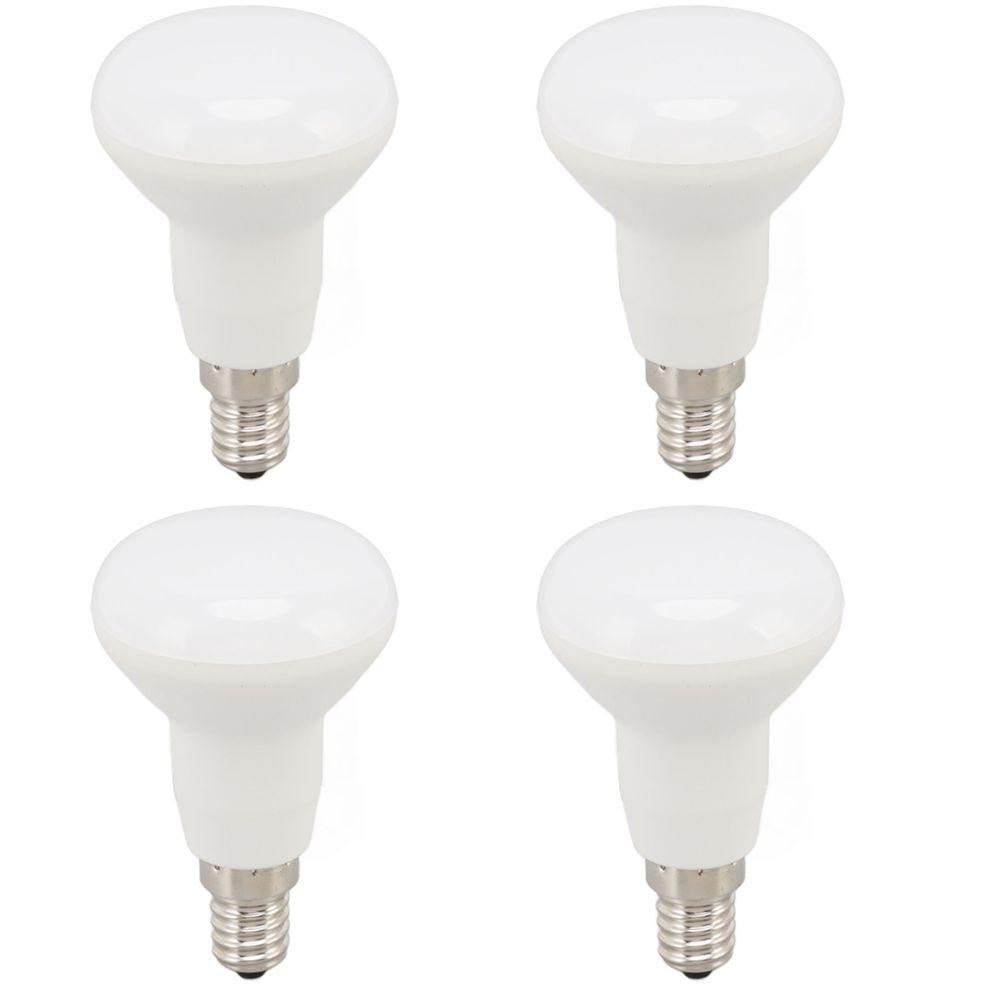 4 Pack E14 Base LED Light Bulbs 5W Mushroom Shape Lamps Energy Saving Long Neck LED Bulbs  Home