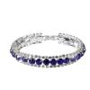 Multi-colored rhinestone bracelet Super flash diamond-set bracelet Full diamond imitation crystal jewelry