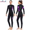 3MM Diving Suit Women's One-piece Long-sleeved Cold-proof Men's Snorkeling Surfing Swimming Warm Wet