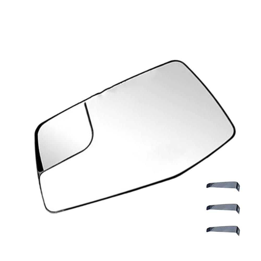 Heated Rear View Side Mirror Glass Lens with Convex Blind Spot For Chevrolet Silverado GMC Sierra 1500 Left Driver Side