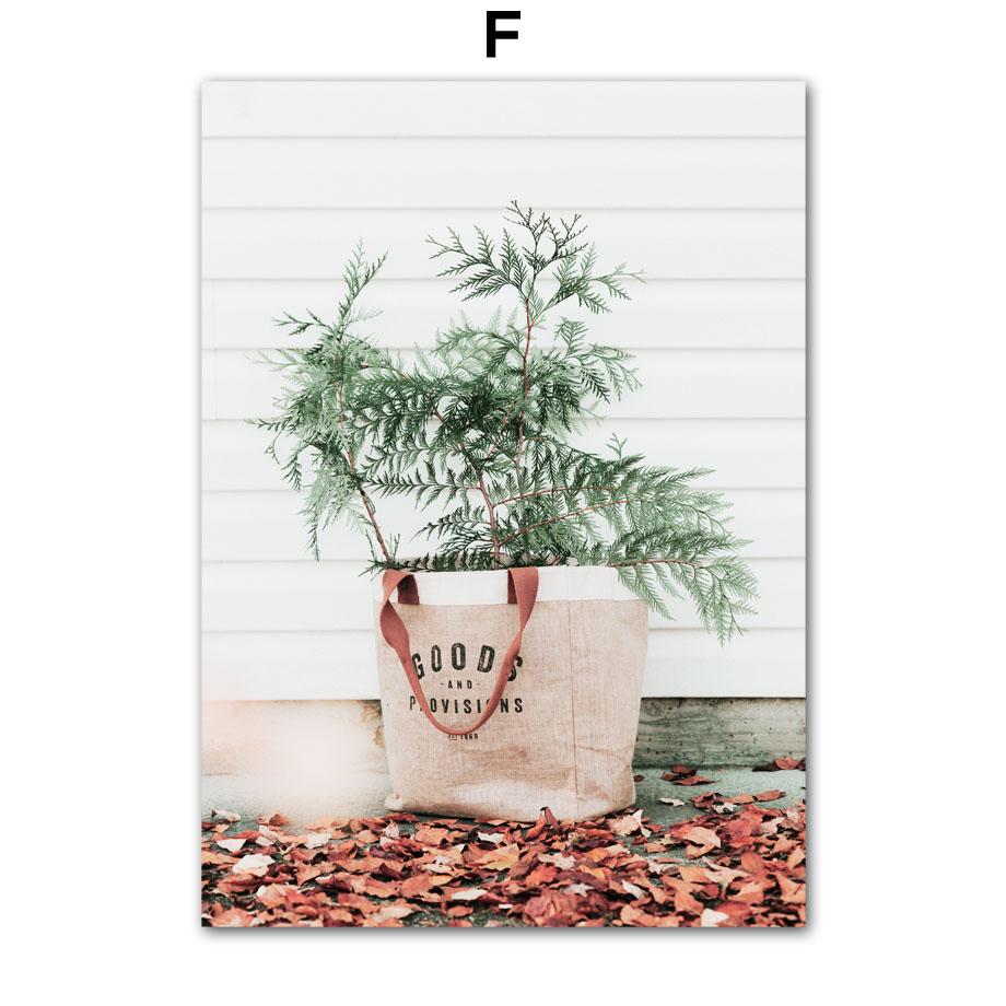 Wall Art Canvas Painting Christmas Tree Red House Squirrel Deer Living Room Decoration Posters And Prints Home Wall Pictures