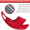 Steering Wheel Shift Paddle Extended Shifter Trim Cover For Ford Mustang 2015 2016 2017 2018      Interior Decoration Accessories Aluminum Alloy (Red