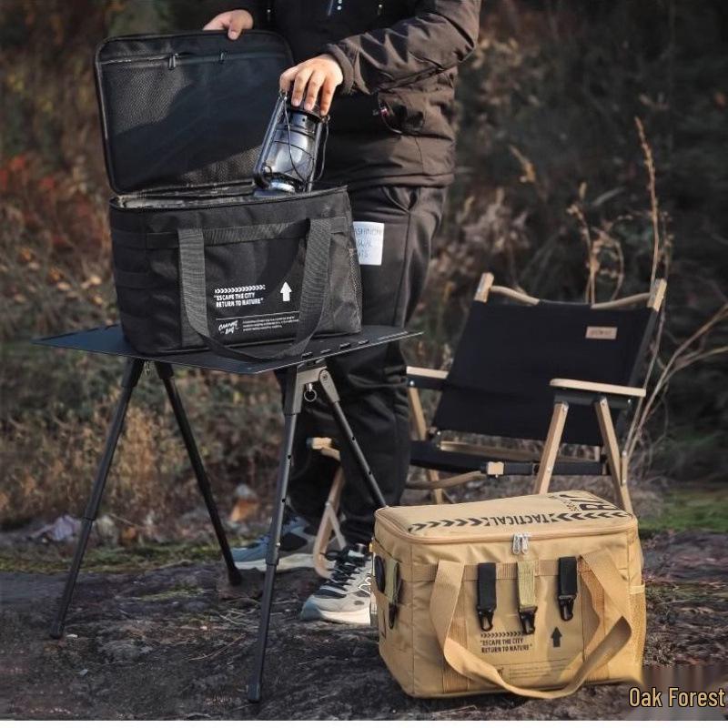 Large Capacity Multifunctional Outdoor Storage Bag: Tactical, Folding Box for Camping Gear, Car Equipment & Mess Kit