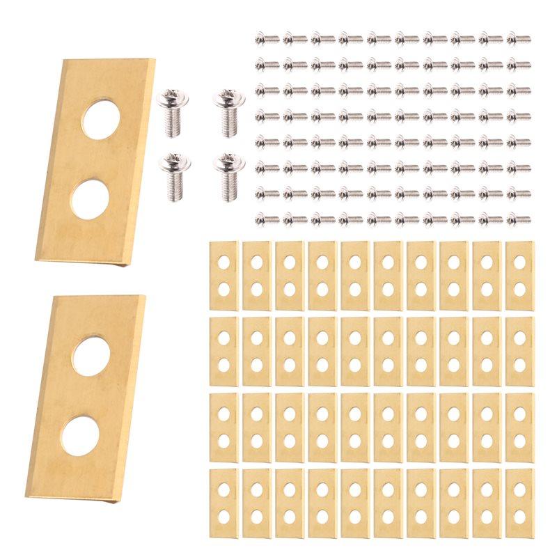 AT19-For Worx Landroid Robotic Lawn Mower Replacement Blades 42PCS With Screws Included